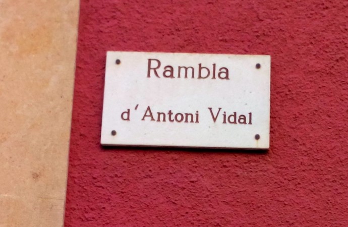 GdC vol que es deslligui el nom d’Antoni Vidal al de La Rambla
