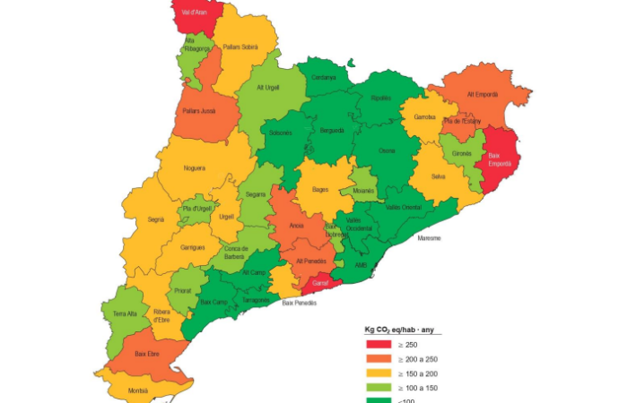 La nostra petjada de carboni és de les més altes de Catalunya
